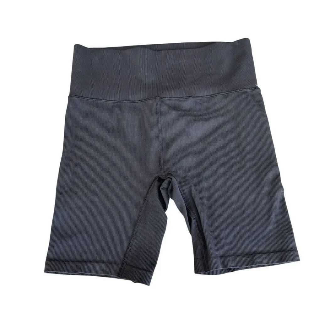 DSG momentum graphic charcoal women’s bike shorts high rise size M NWT